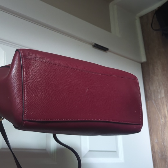 Burgundy Coach Purse - Picture 5 of 5